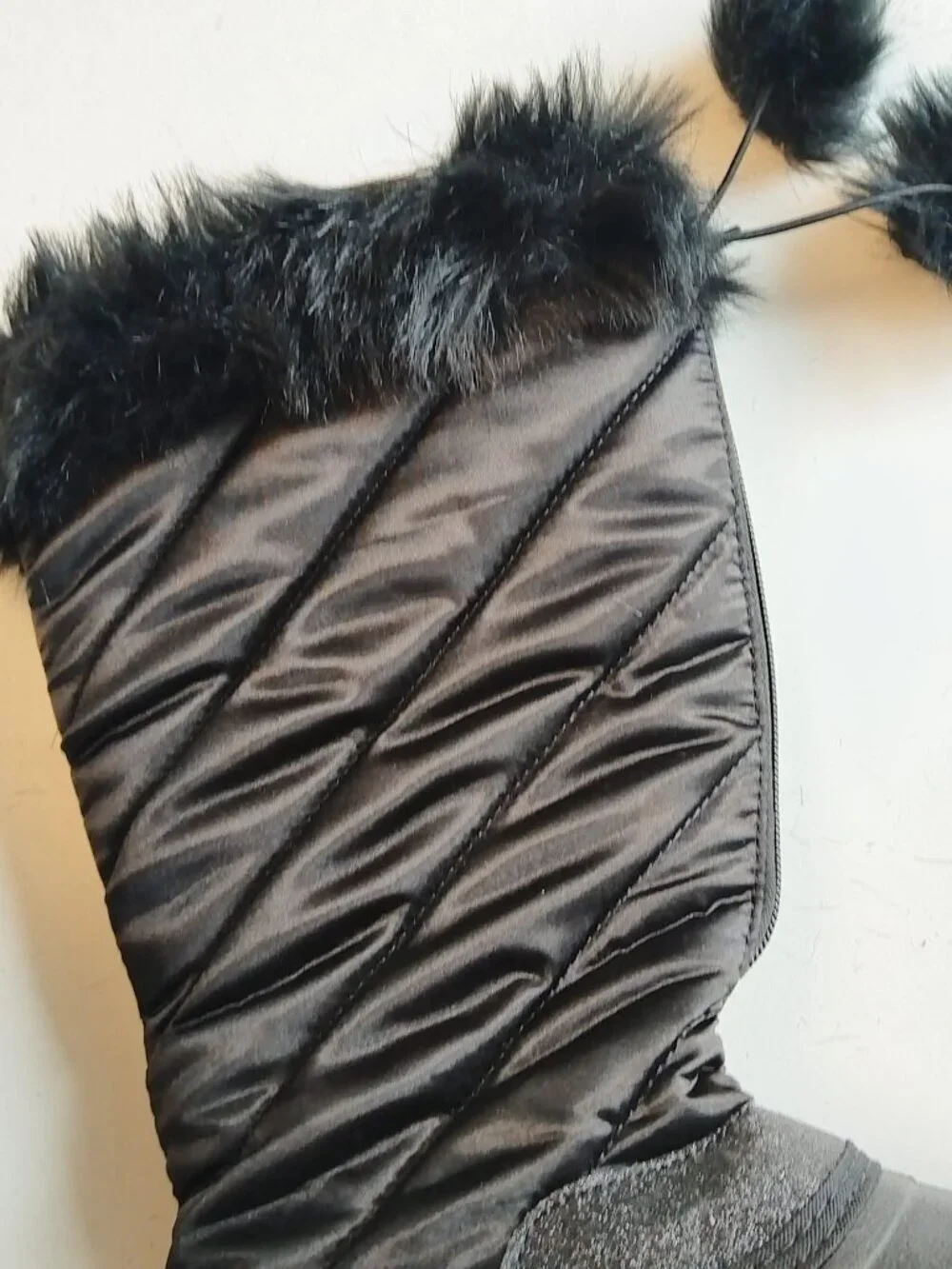 Gray Wolf Women's Winter Boots UK 4 | US 6 Fur Black - Picture 6 of 15